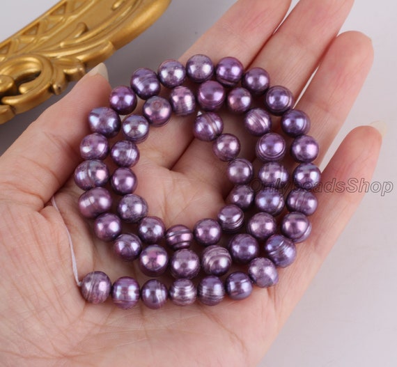 NBEADS Circa 93pz Perle D'Acqua Dolce Naturali, 6-8mm
