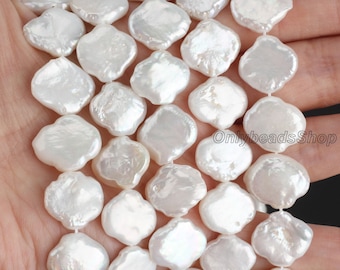 15x13.5mm Natural White Lantern Freshwater Pearls,Unique Shape Pearls Supplies,Wholesale Pearls,Jewelry Making,DIY Pearls Jewelry-AG001-1