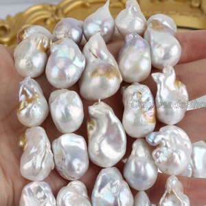 16-22x20-30MM Natural Freshwater Baroque Pearls,Flameball Baroque Pearls for Jewelry Making,Wholesale Loose Pearls,Pearl Supplies-YHZ002-20