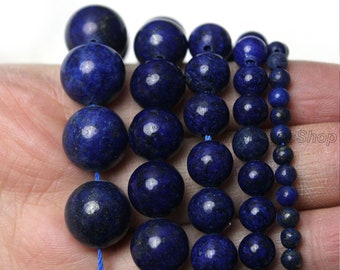 Perline Pietre Preziose Naturali In Lapislazzuli Perline