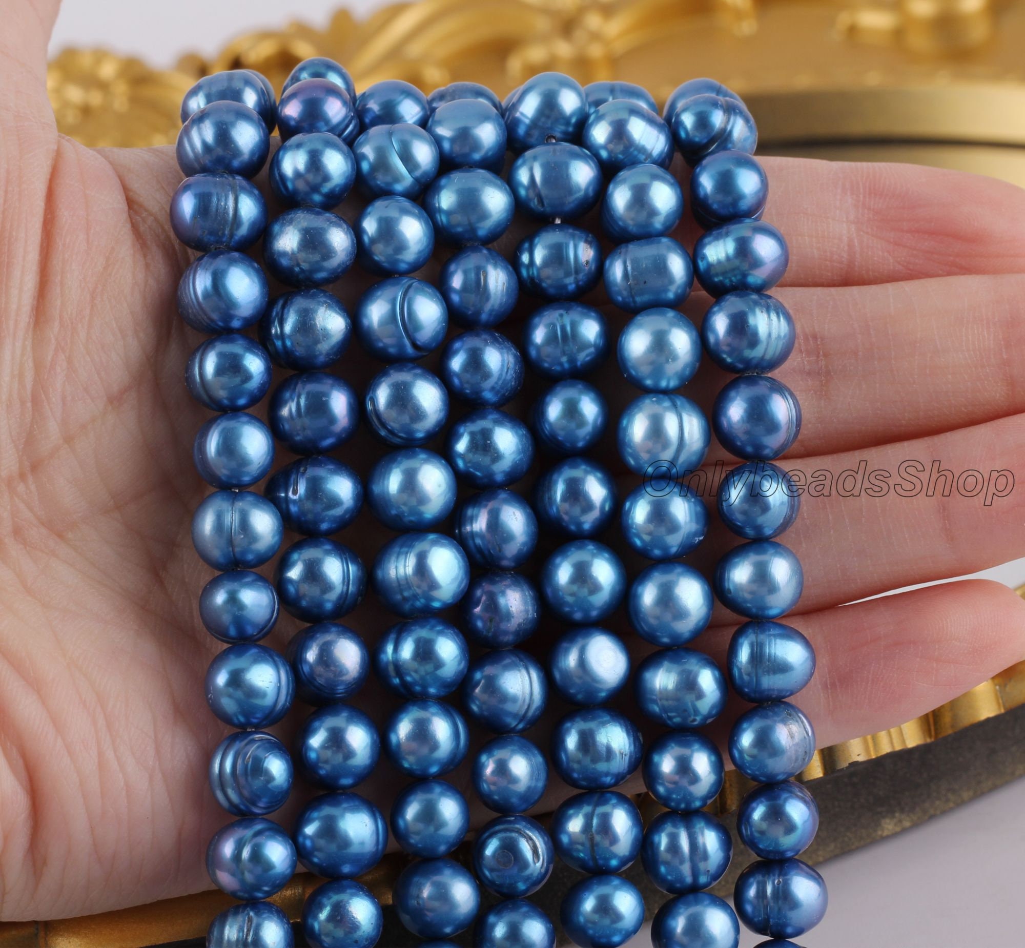Pearl パンデイロ yumiy 8mm White Cultured Freshwater Pearl Necklace 18 inches. For