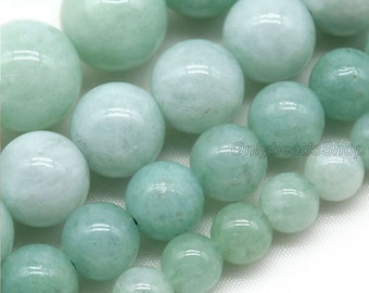 Light Green Burma Chalcedony Gemstone Beads, Loose Gemstone Round Beads Supply,Wholesale Chalcedony Beads,6mm 8mm 10mm 12mm Bulk Lot Options