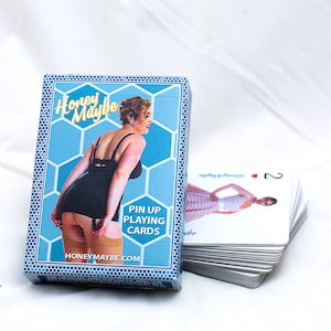 Honey Maybe Cartes à jouer Pin Up personnalisées