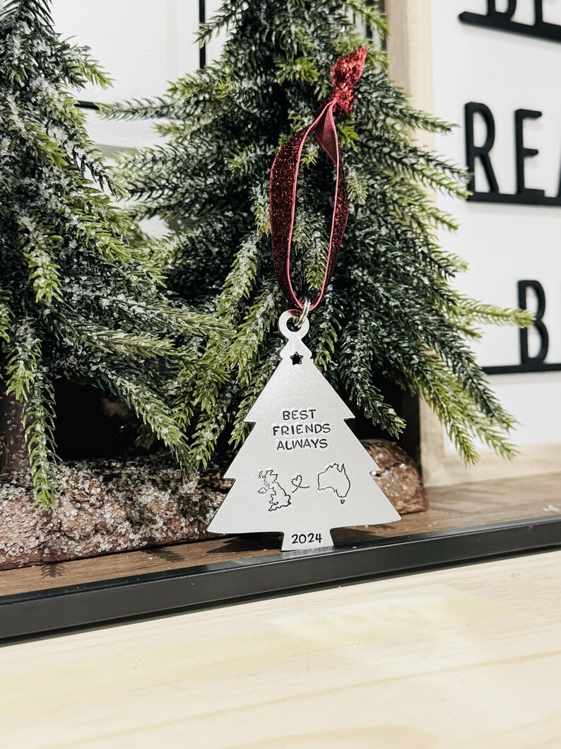 Long Distance Christmas Gift for Best Friend, Always Under the Same Sky