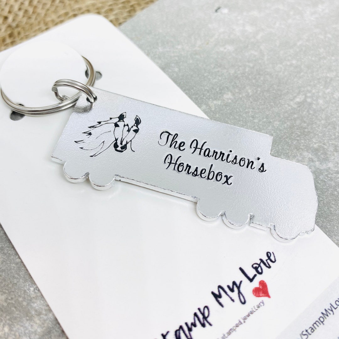 Personalised Lorry Keyring Truck Driver Gift Horse Box Keys Etsy UK