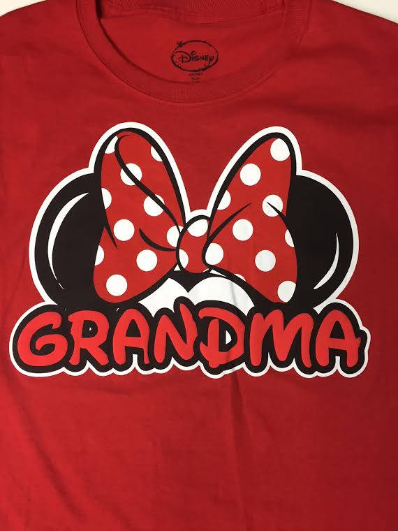 Disney Grandma Shirt Disney Shirts for Grandma Disney Etsy