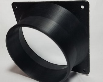 Adaptador de manguera de 4" para ventilador a conducto con brida para minero ASIC Antminer