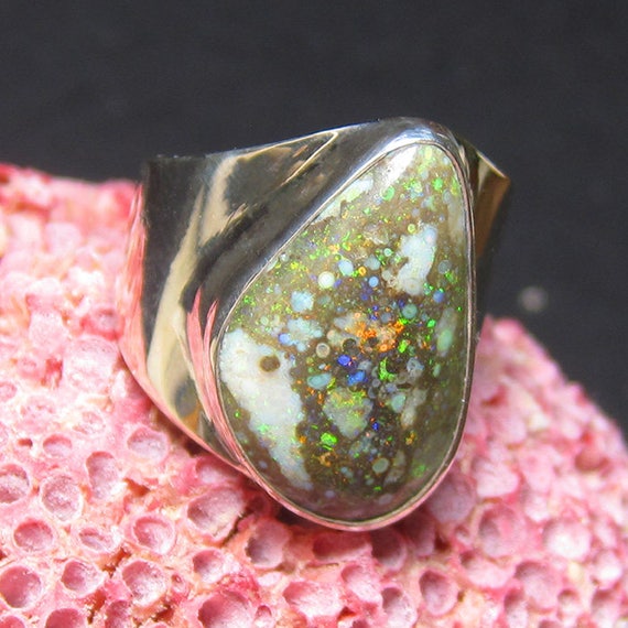 Australian Opal  Ring - LMJ436