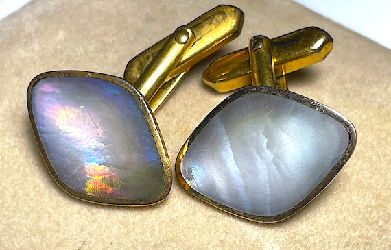 RARE - Vintage Mother of Pearl cufflinks - West Germany - 1960's