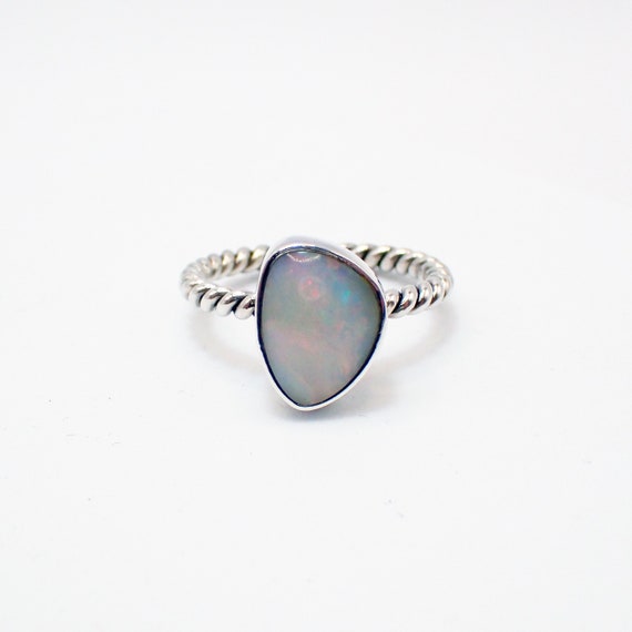 Australian Opal Ladies Ring - US4 1/4