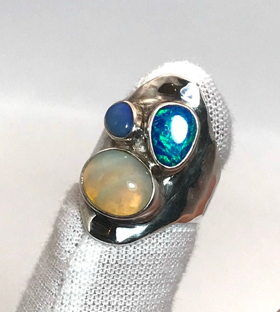 Australian Opal Ring - 3.8ct