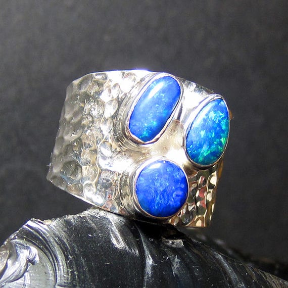 Australian Opal Ladies Ring