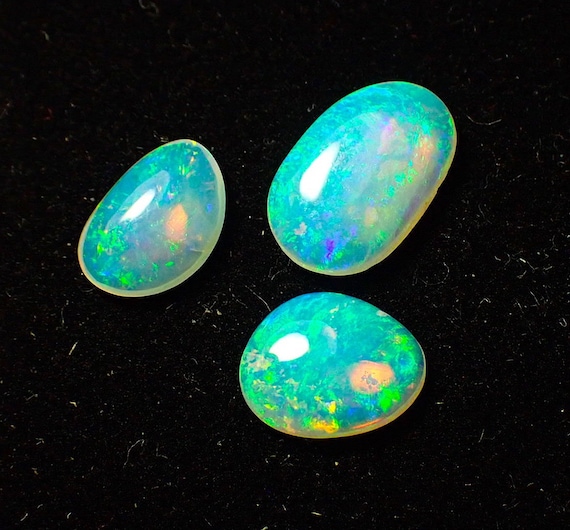 Australian Opal - 3 pc Quality Ring Stones #1