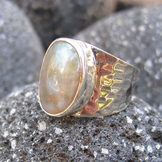 Australian Opal Ladies Ring