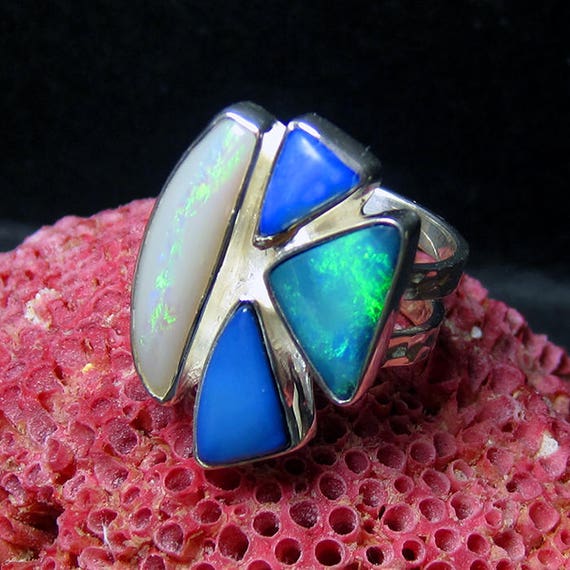 Australian Opal Cocktail Ring - 8.2ct