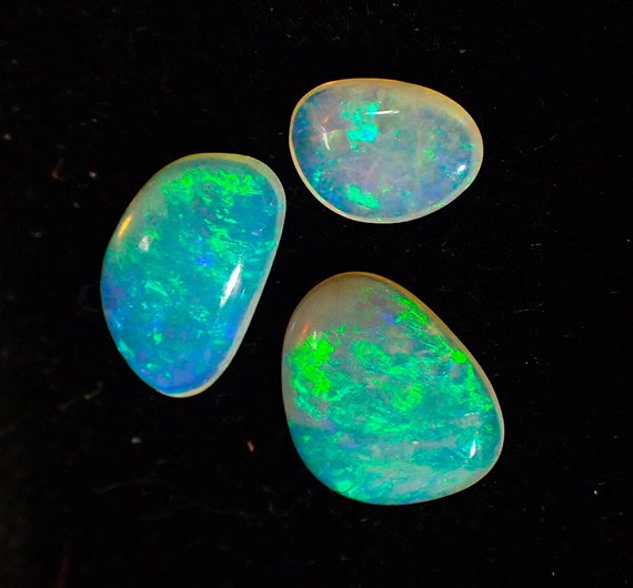 Australian Opal - 3 pc Quality Ring Stones #4