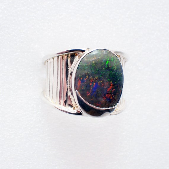 Australian  Opal Ring - US8 1/2