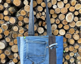 Bolsa de reciclaje de jeans eco-responsable