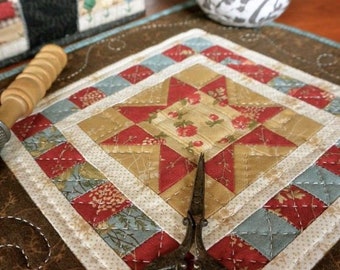 Patchwork pattern creation Croixpatch74 MQM April 2