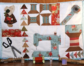 Creëren van patchworkpatronen Croixpatch74 naaimachinehoes