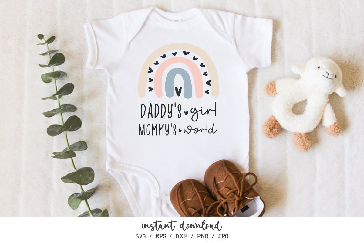 Daddys girl mommys world onesie sale