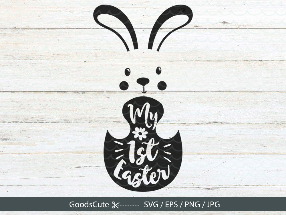 Download My First Easter Easter Bunny SVG File for Silhouette ...