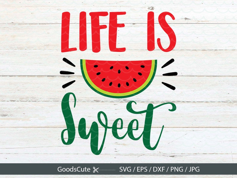 Download Life Is Sweet SVG Baby SVG Vector File First Birthday Baby ...