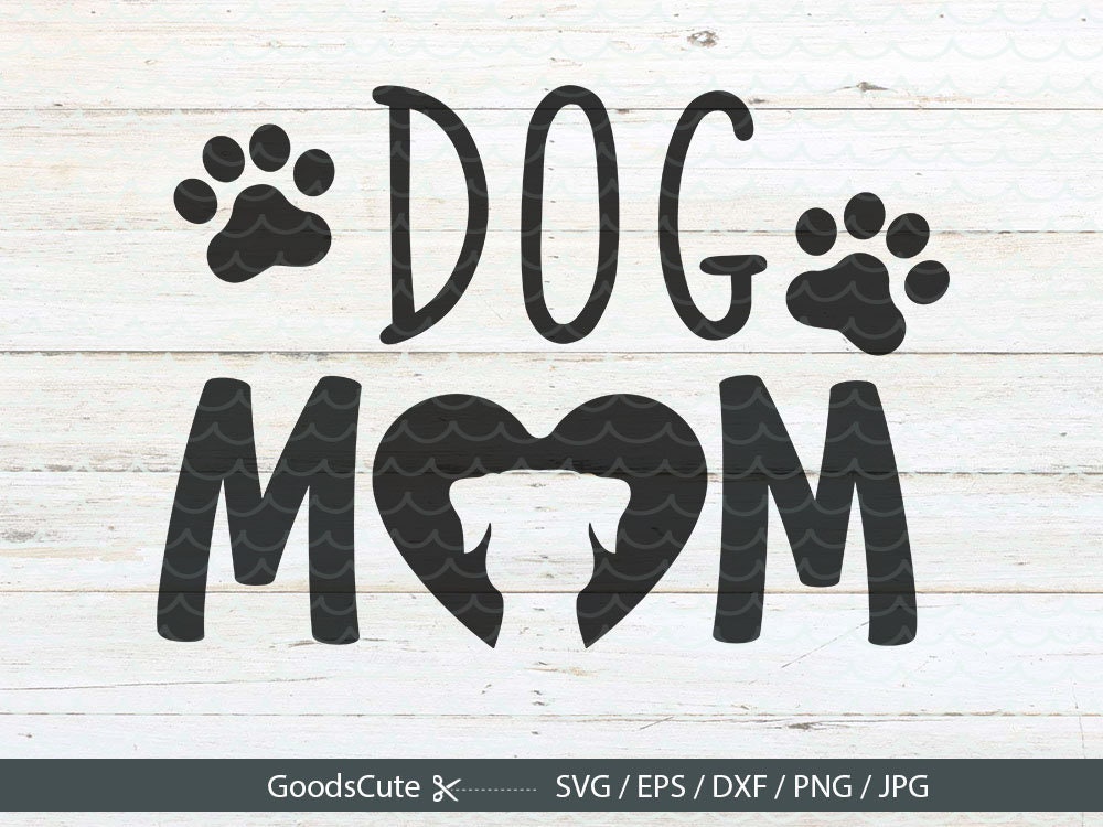 Download Dog Mom SVG Mom life SVG Mom SVG Paw svg Fur Baby svg Dog Mama | Etsy