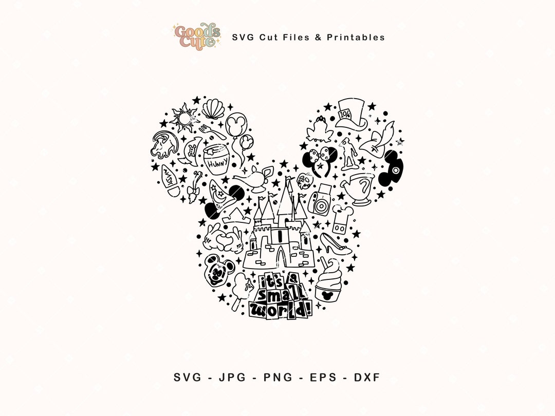 It s A Small World SVG Doodle Dream Come True Clipart Mouse Ears SVG it-s-a-small-world-svg-doodle-dream-come-true-clipart-mouse-ears-svg