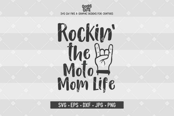 Download Rockin' the Moto Mom Life SVG Mom Life SVG Clipart Vector | Etsy