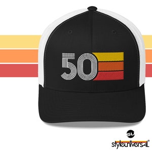 Retro Trucker Hut zum 50. Geburtstag - Geschenk im Vintage Stil