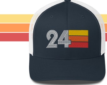 24 - 2024 Graduation Number 24 Retro Trucker Cap