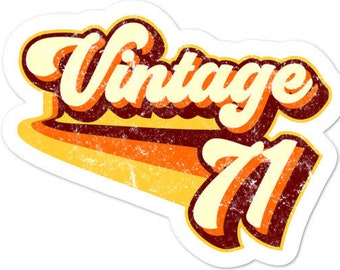 まるページ 73 - Vintage 1973 Bubble-free Stickers - Etsy