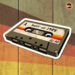 85 - Best of 1985 - Retro Cassette Tape Vinyl Decal stickers