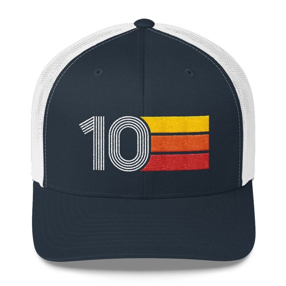 Vintage hat. 10 Lemme Get A Pack Of Reds And $10 On Pump 6 Vintage Navy Blue  main image 2