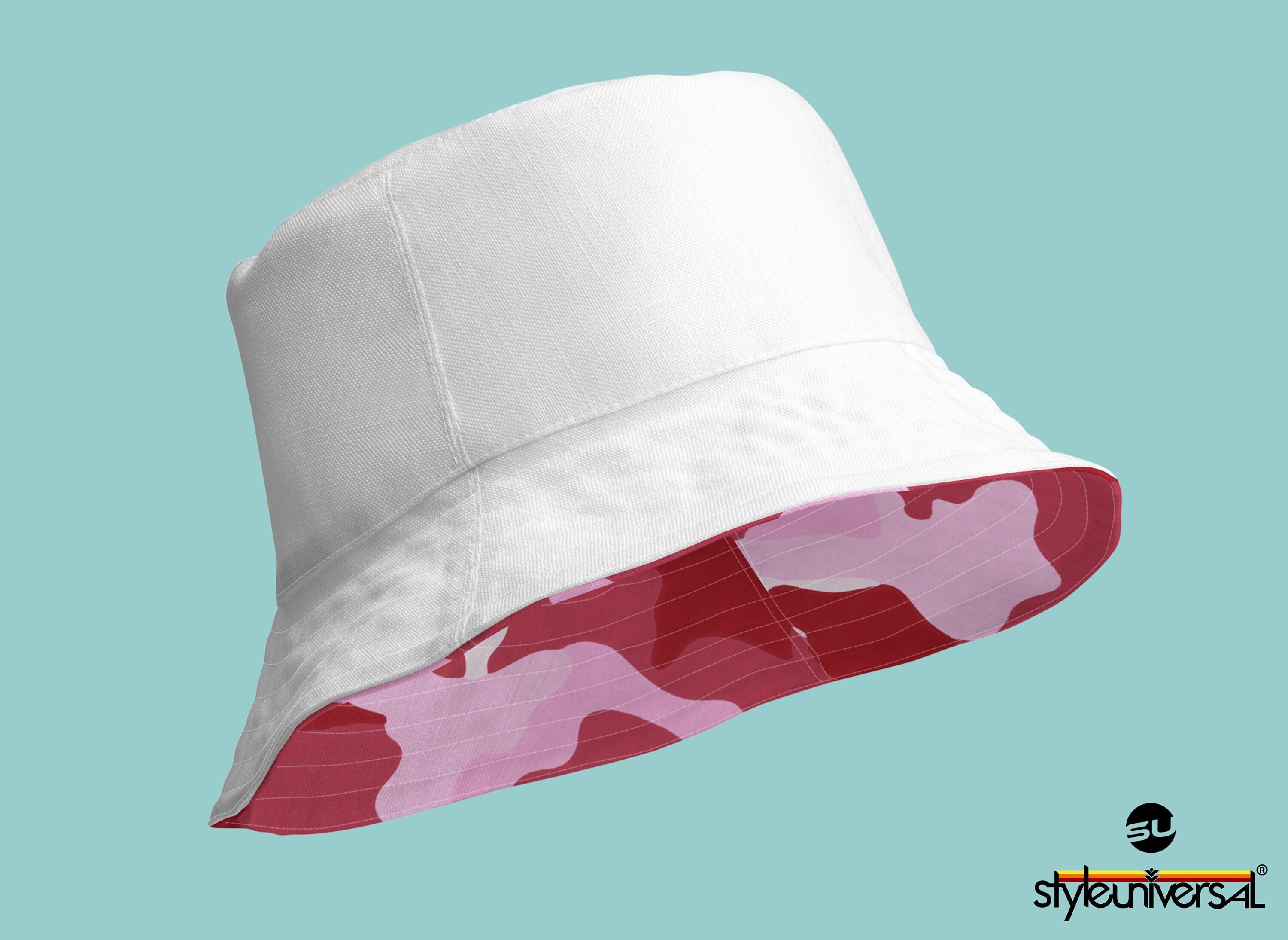Red camo bucket hat sale