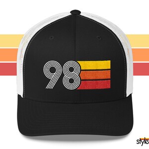 98 1998 Retro Birthday Mens Womens Trucker Hat - Vintage Gift Idea