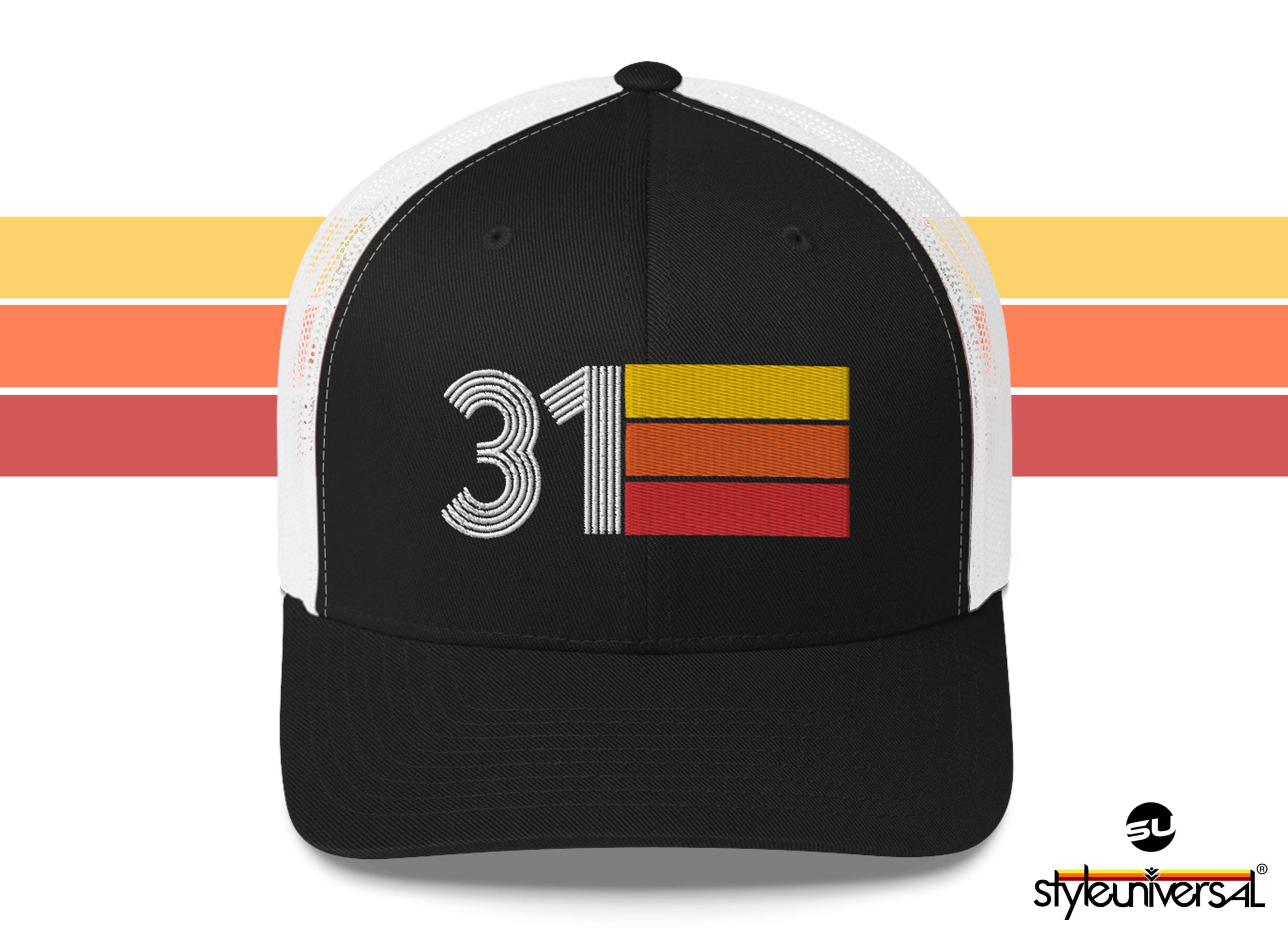 31 Retro Birthday Gift Hat Mens Womens Vintage Trucker Cap
