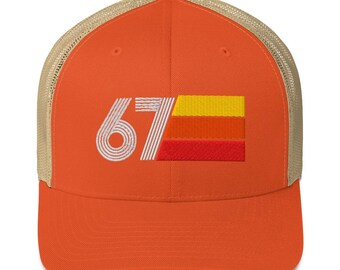 67 レトロ 1967年 誕生日プレゼント 帽子 メンズ レディース