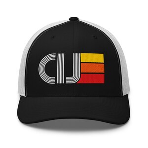 Customized Initials Retro Trucker Cap