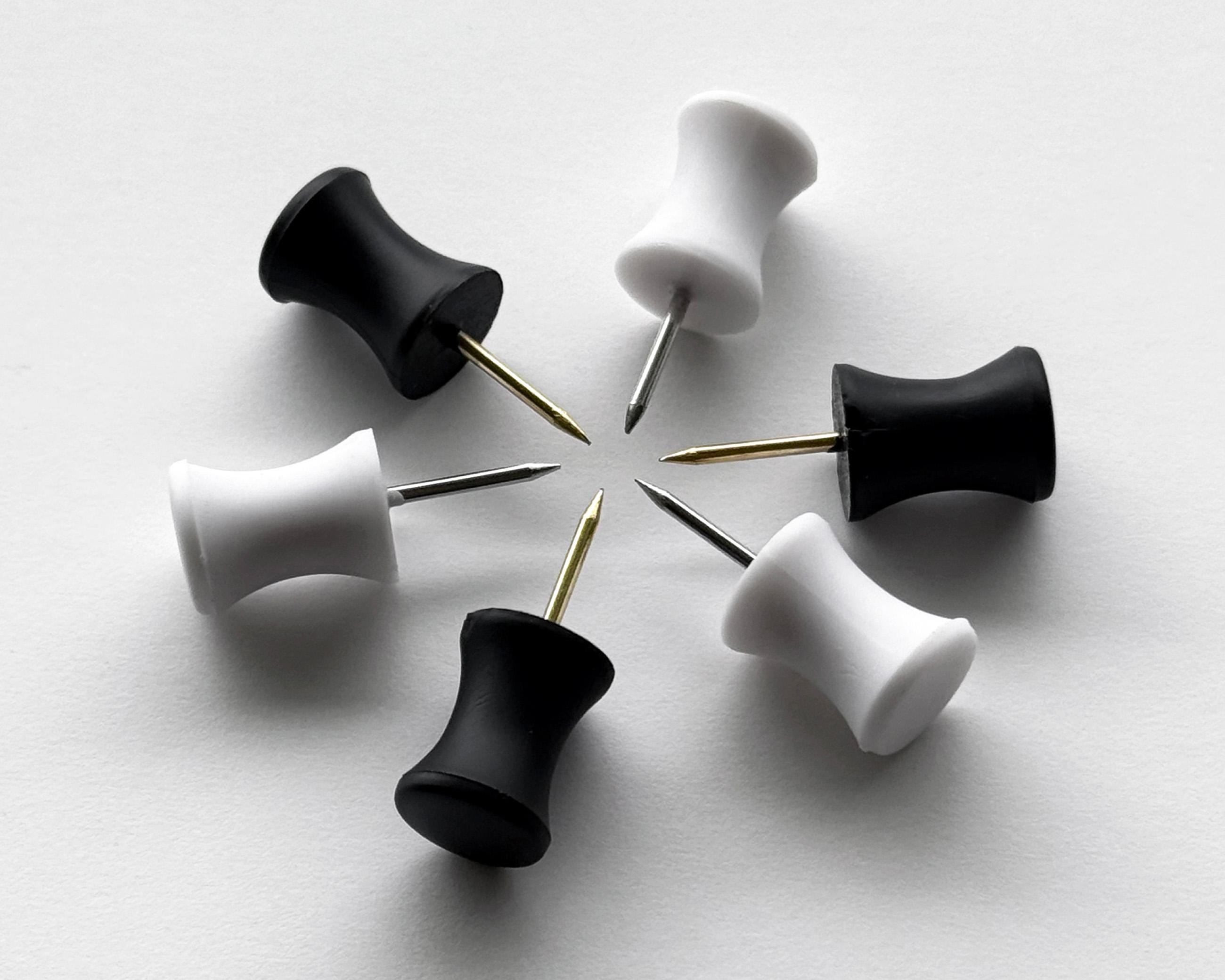 Shape With Pin Set of 25 Stylish Push Pins | Modern Push Pins for Cork Board ...