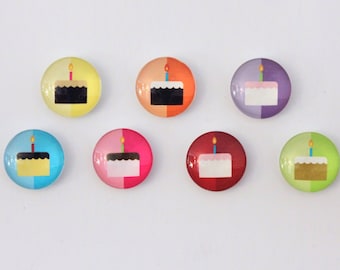 Magneti per compleanni / Colori assortiti per calendari da frigorifero / Segnalibri magnetici per compleanni / Decorazioni per calendari / Accessori per l'organizzazione della casa