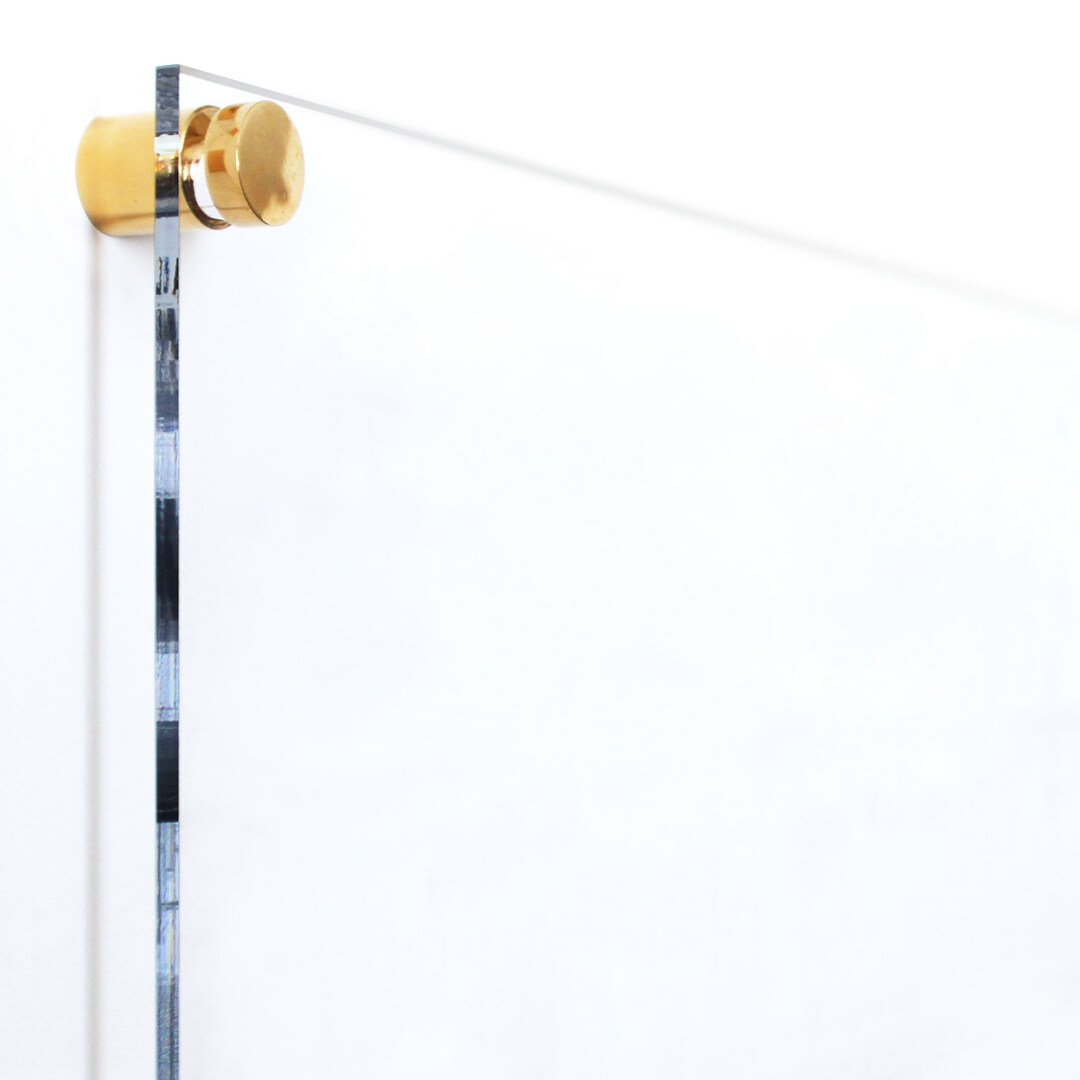 Clear Acrylic Memo Board Floating Message Board Blank Dry Erase Board