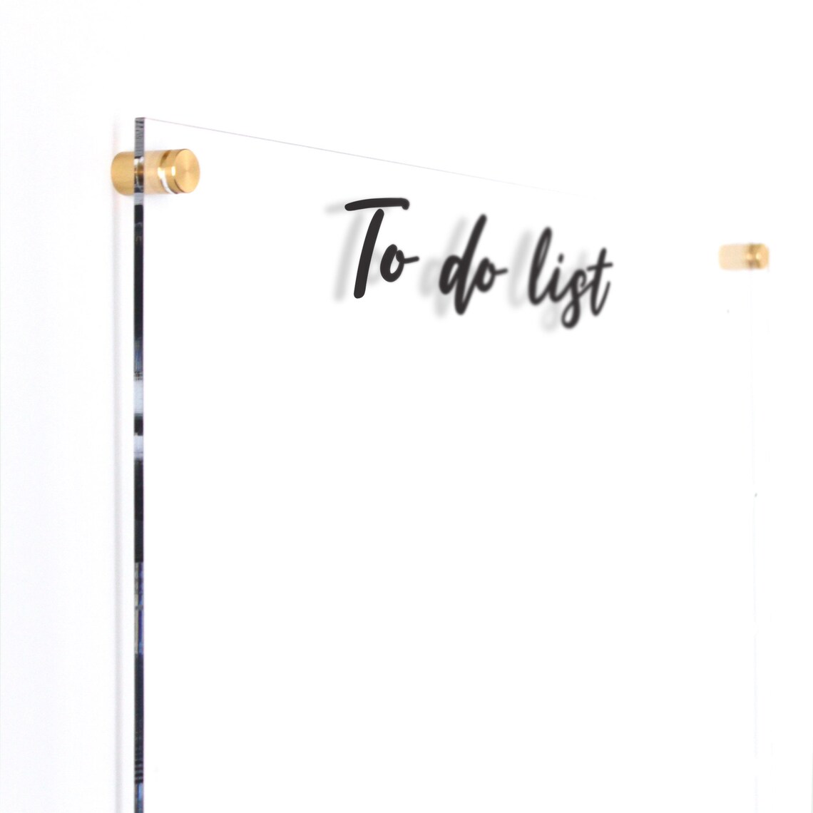 Dry Erase Acrylic Memo Board Custom Acrylic to Do Board Etsy