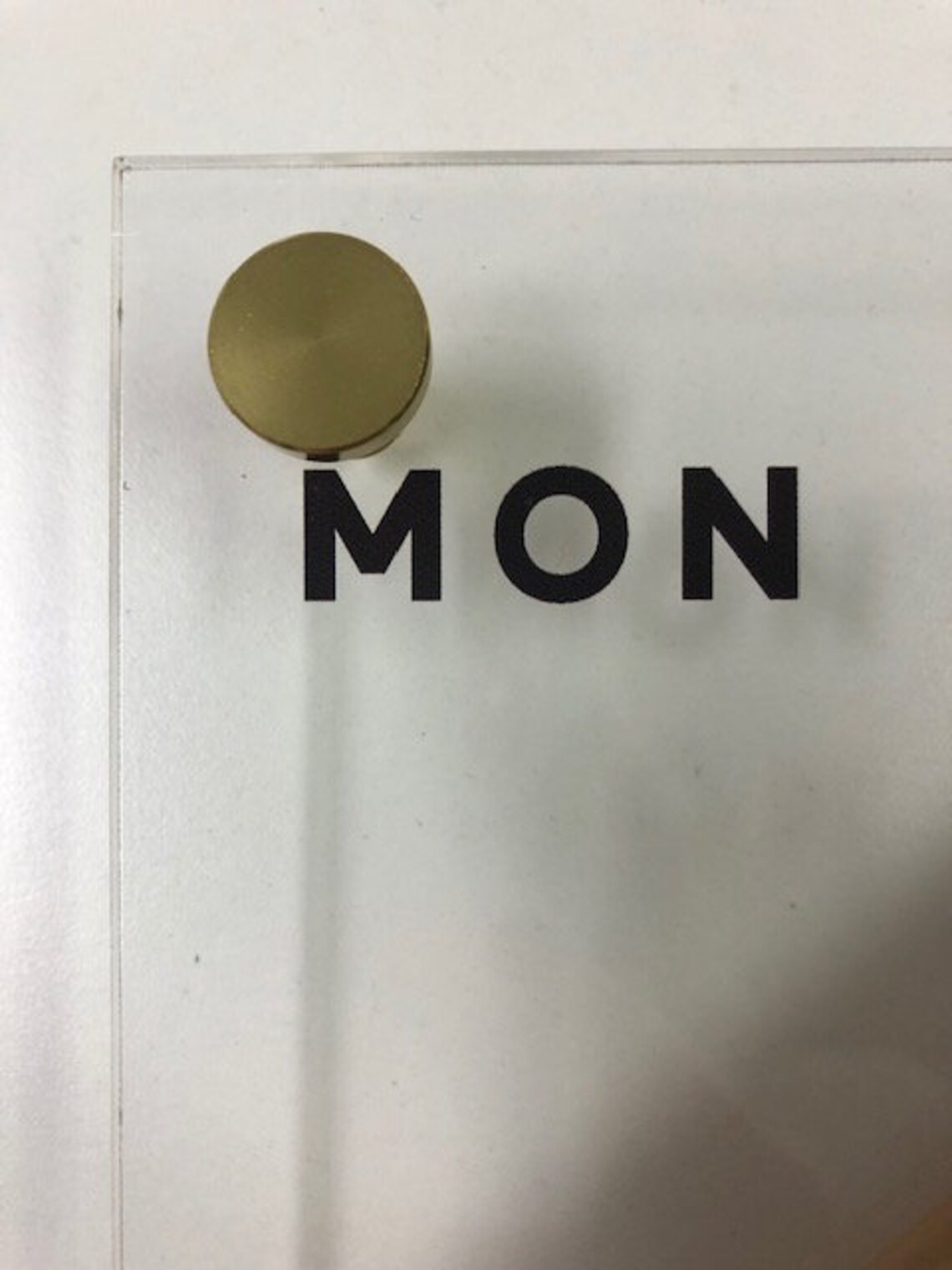 DISCOUNTED Acrylic Calendar | Dry Erase Lucite Calendar With Wet Erase ...
