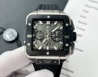 Hublot Square Bang Unico Titanium Ceramic Migliore replica 42mm