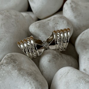 Sterling silver full finger ring "Victoria" Double ring Statement ring Boho ring Wedding jewelry Knuckles ring Armenian silver jewelry