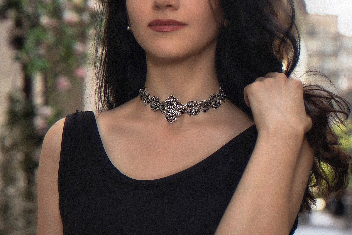 Filigree Choker Etsy Canada