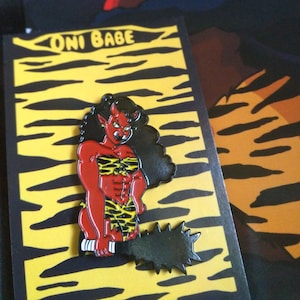 Oni Babe - Soft Enamel Pin & Print