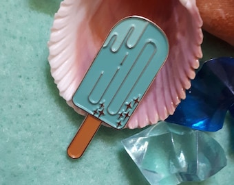 Sea Salt Ice Cream Pin - Soft Enamel